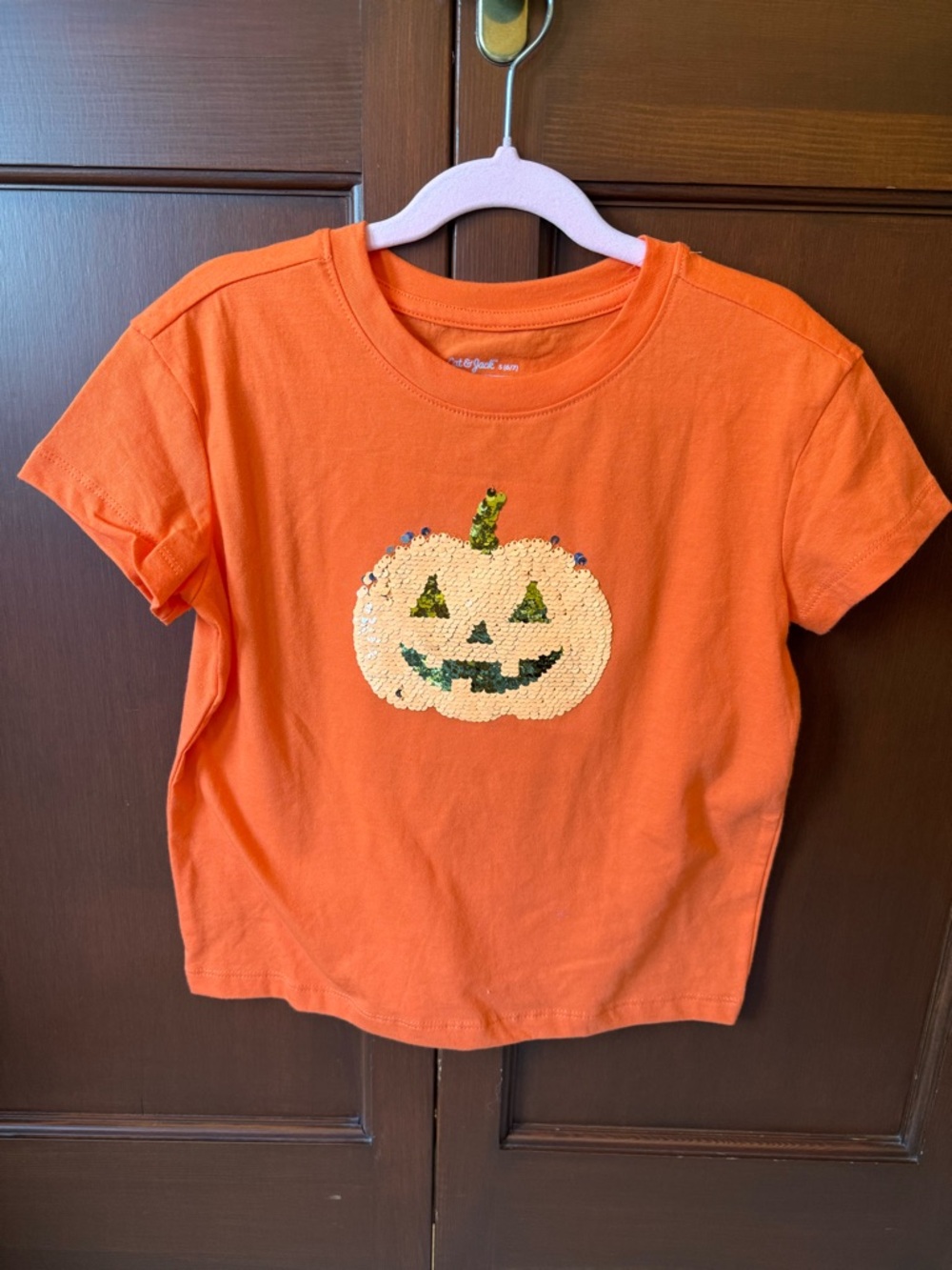 Cat & Jack Orange Crewneck Tee